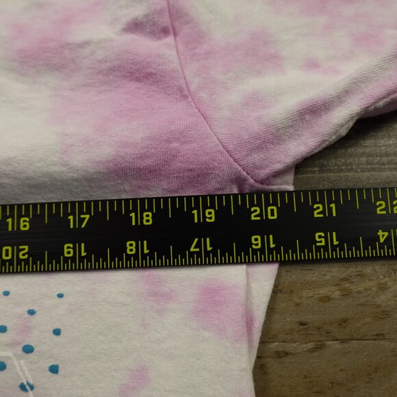 Hatsune Miku Tie-Dye Long Sleeve Graphic Tee Unisex Large Pink White Tie Dye - Picture 6 of 10